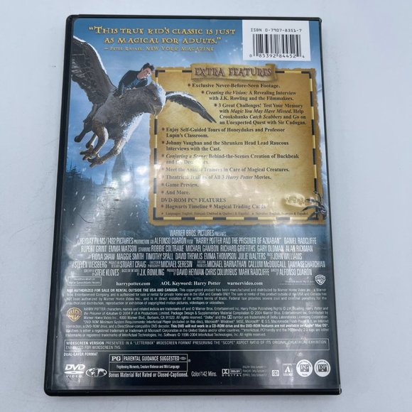 Harry Potter and the Prisoner of Azkaban DVD, 2004, 2-Disc Set, Widescreen - Picture 2 of 8